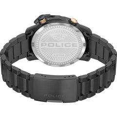 Police Black Stainless Steel Dress Watch