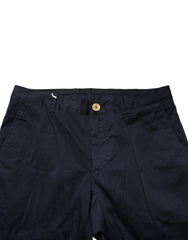 Domenico Tagliente Dark Blue Cotton Skinny Men Trouser Pants
