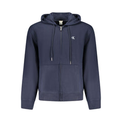 Calvin Klein "Blu Cotton Men's Hooded Sweatshirt"