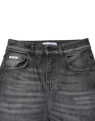 Dolce & Gabbana Gray High Waist Cotton Skinny Denim Jeans