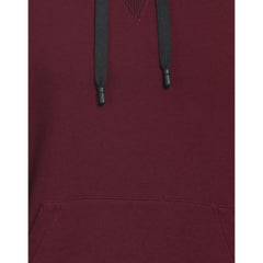 Dolce & Gabbana Burgundy Cotton Men Hoodie