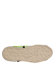 Dolce & Gabbana Multicolor Low Top Lace Up Men Sneakers Shoes