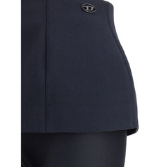 Diesel Black Polyester Casual Pants