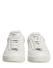 Dolce & Gabbana White MIAMI Calf Low Top Men Sneakers  Shoes