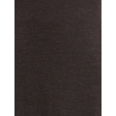 Ferragamo Brown Fleece Wool Long Dress