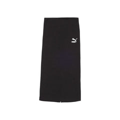 Puma Black Cotton Long Skirt