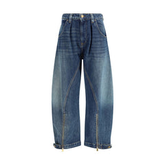 PINKO Blue Cotton Jeans Denim