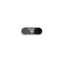 Prada Black Brass Hair Clip