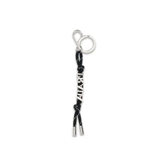 Prada Black Recycled Polyamide Keychain