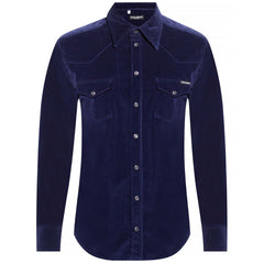 Dolce & Gabbana Blue Cotton Shirt