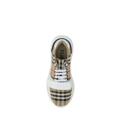 Burberry Beige Rubber Athletic Sneakers