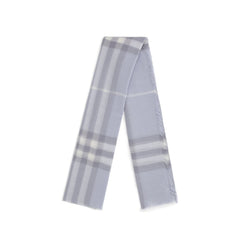 Burberry Light Blue Wool Scarf