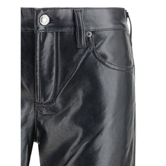 Agolde Black Leather Pants