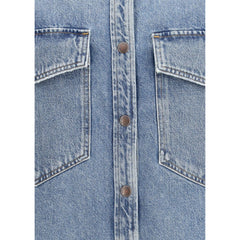 Agolde Blue Denim Shirt