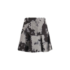 Fendi Black Cotton Mini Skirt