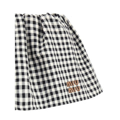 Miu Miu Multicolor Cotton Mini Skirt