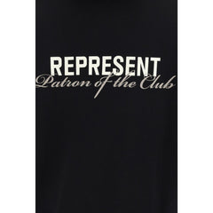 Represent Black Cotton Sweatshirt