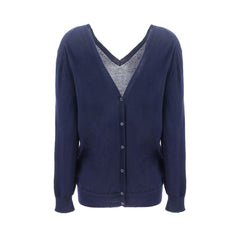 Prada Blue Cashmere Cardigan