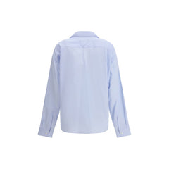 Prada Blue Cotton Dress Shirt