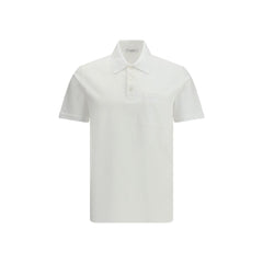 Givenchy White Cotton Polo Shirt