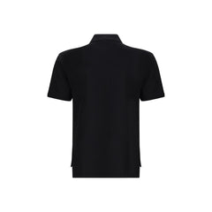 Givenchy Black Cotton Polo Shirt
