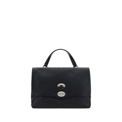 Zanellato Black Calf Leather Bos Taurus Shoulder Bag