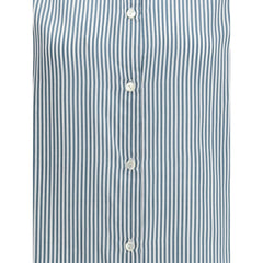 Kristina Ti Bicolor Viscose Pattern Shirt