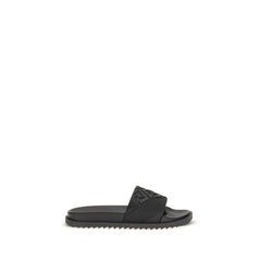 Fendi Black Rubber Sandals