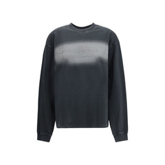 Alexander Wang Black Cotton Sweatshirt