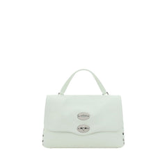Zanellato White Calf Leather Bos Taurus Shoulder Bag
