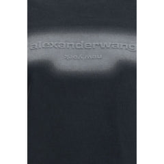 Alexander Wang Black Cotton T-Shirt