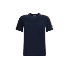 Burberry Blue Cotton T-Shirt
