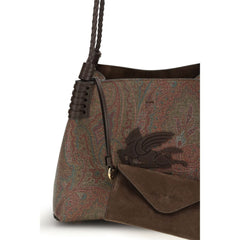 Etro Brown Pvc Shoulder Bag