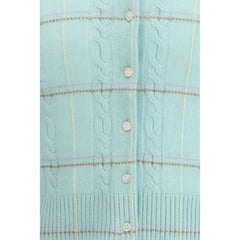 Guest in Residence Blue Cashmere Cardigan