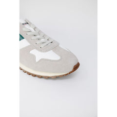 Blauer Gray Leather Athletic Sneakers