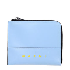 Marni Blue Polyethylene Wallet