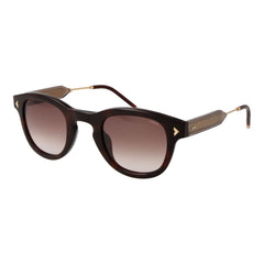Lozza Brown Cellulose Acetate Sunglasses