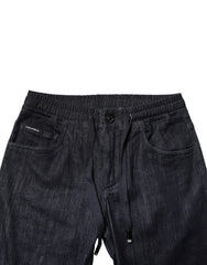 Dolce & Gabbana Black Cotton Stretch Skinny Denim Men Jeans