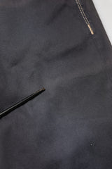 Jeckerson Dark Gray Mid Waist Skinny Fit Men Denim Trouser Jeans