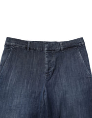 Prada Dark Blue Mid Waist Skinny Fit Men Denim Trouser Jeans