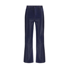 L'Agence Blue Cotton High-Waisted Jean