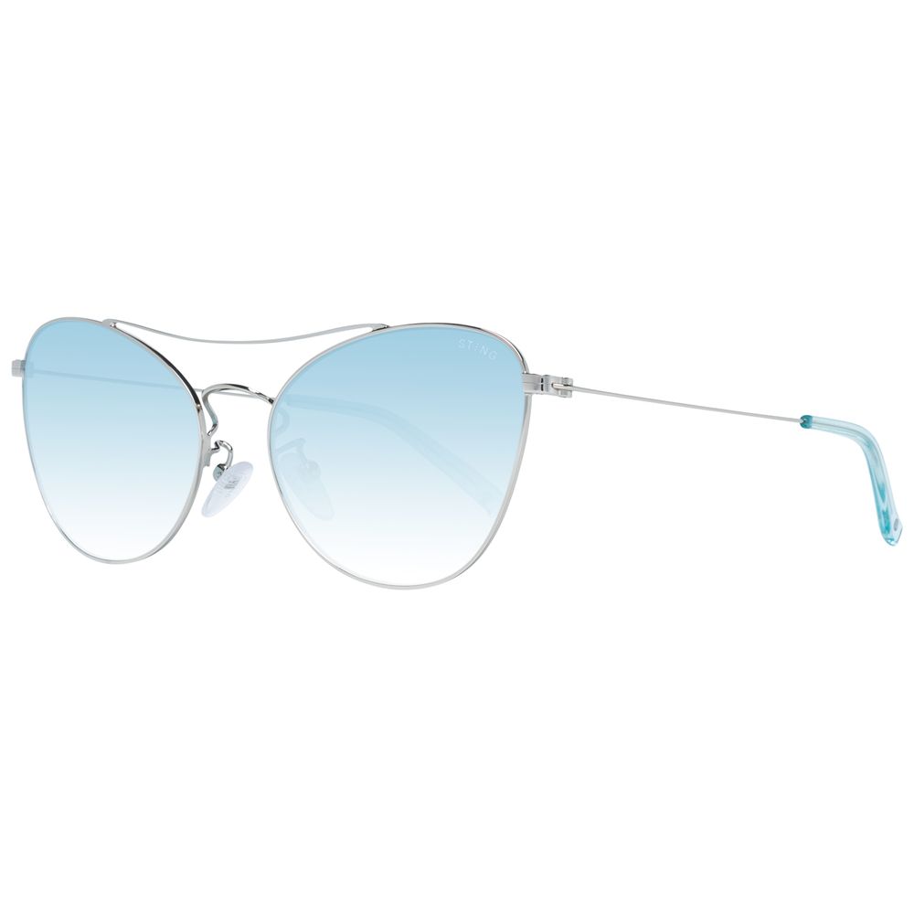 Sting Gray Metal Sunglasses