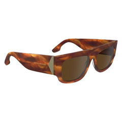 Victoria Beckham Brown Acetate Sunglasses
