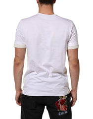 Dolce & Gabbana White Cotton Pocket Short Sleeves T-shirt