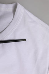 Dolce & Gabbana White Cotton Pocket Short Sleeves T-shirt