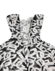 Dolce & Gabbana White DG Logo Long Sleeves Turtleneck Top