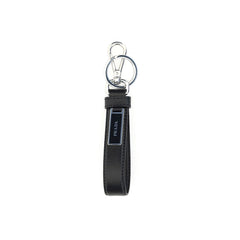 Prada Black Stainless Steel Keychain