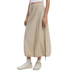 Desigual Beige Cotton Long Skirt