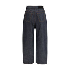 Givenchy Blue Cotton Casual Pants