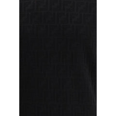 Fendi Black Cotton T-Shirt